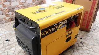 Unboxing the Most Powerful Aircooled Diesel Generator super silent energy efficient [upl. by Ahsinev]