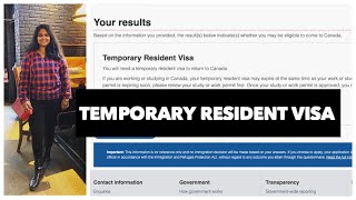 Temporary Resident Visa TRV for Work Permit Holders in Canada  Complete process [upl. by Michey]