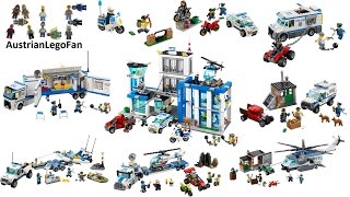 All Lego City Police Sets 2014  Lego Speed Build Review [upl. by Nad]