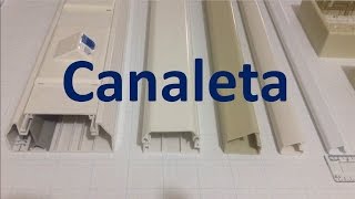 Canaleta para Cables Electricos Voz y Datos  Regleta [upl. by Bette-Ann184]