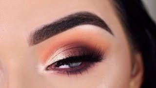 Morphe X James Charles Artistry Palette  Neutral Glam Eyeshadow Tutorial [upl. by Durwyn]