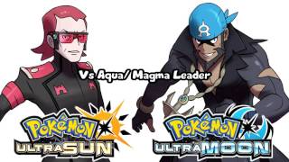 Pokémon Ultra Sun amp Ultra Moon  Team Magma amp Aqua Leader Battle Theme Unofficial [upl. by Ruberta779]