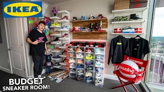 Building The Ultimate BUDGET Sneaker Room IKEA SETUP [upl. by Fogel]