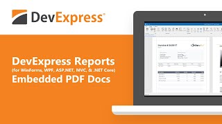 DevExpress Reports Embedded PDF Documents [upl. by Stanfield592]