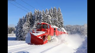 218 456 beim Winterdienst im Schwarzwald 15  16012021 [upl. by Inna]