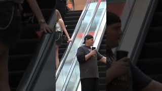 FUNNY WET FART PRANK ON ESCALATOR [upl. by Stuckey]