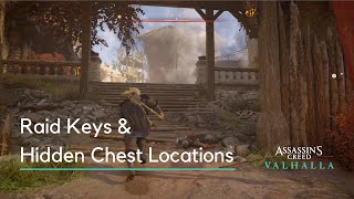 AC Valhalla  Island Camp  Severn River  River Raid Keys amp Hidden Chest Locations [upl. by Ewer]