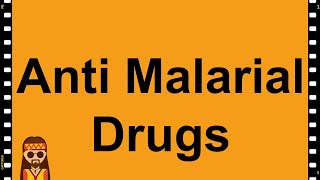 Pharmacology Anti Malarial Drugs MADE EASY [upl. by Ardnajela]