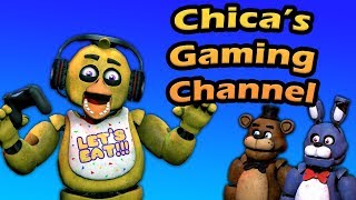 Freddy Fazbear and Friends quotChicas Gaming Channelquot [upl. by Idihc546]