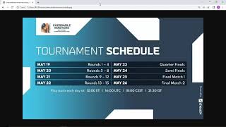 Chessable Masters 2022  Meltwater Champions Chess Tour  Schedule Dates Times Rounds and more [upl. by Adele624]