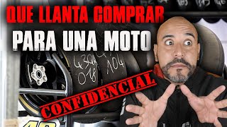 QUE LLANTA COMPRAR PARA UNA MOTO🚫 Información Confidencial🚫 [upl. by Tare]