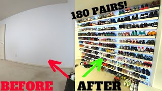 NEW SNEAKER DISPLAY WALL MOST IKEA LACK SHELVES EVER USED [upl. by Standush]