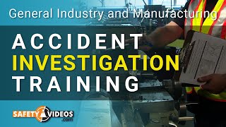 Accident Investigation Training from SafetyVideoscom [upl. by Karita]