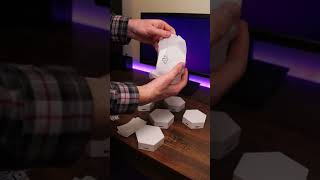 Unboxing LED Hexagon Lights from Amazon [upl. by Dalton]