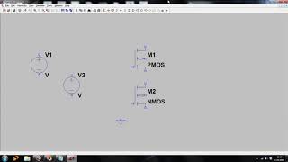 CMOS Inverter  LTspice [upl. by Boswall777]