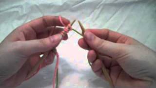 How to Provisional cast on waste yarn method [upl. by Nevaj]