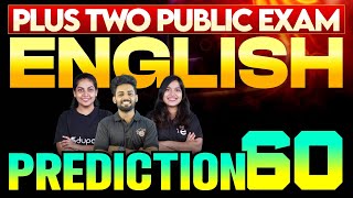 Plus Two Public Exam English  Prediction 60  Eduport Plus Two [upl. by Anol]