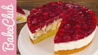 WindbeutelTorte mit Himbeeren  BakeClub [upl. by Krock65]