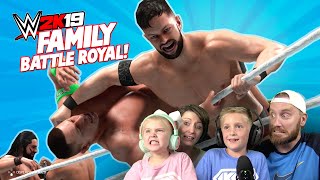 WWE 2k19 Family Battle Royal  KCity GAMING [upl. by Artair799]