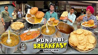 Best Punjabi Breakfast  Pithi wali Mehman Puri  Ludhiana Food Tour  Street Food India [upl. by Ranee]