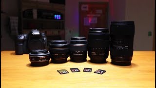 Top 5 Video Lenses for Canon 80D [upl. by Juakn285]