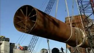 Errection of Rotary Kiln [upl. by Nathanil]