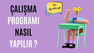 Çalışma Programı Nasıl Yapılır  YKS  KPSS  LGS [upl. by Ayisan]