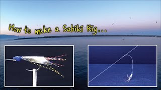 DIY Sabiki rig Jig Sabiki  How to make my own style Sabiki Hooks and Rigs [upl. by Sargent]