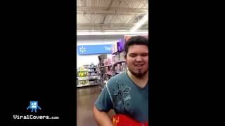 Toy Guitar Jam at Walmart [upl. by Jan]