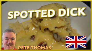 How to Cook Spotted Dick Pudding with Custard Sauce [upl. by Anha]