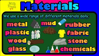 Different types of Materials and their Properties  What are Things Made From [upl. by Elehcor982]