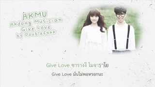 KARAOKETHAISUB AKMU  Give Love [upl. by Novehs]