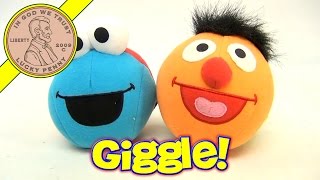 Sesame Street Bert amp Ernie Elmo amp Cookie Monster Giggle Balls [upl. by Sparks]