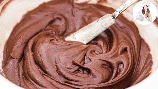 One Minute Chocolate Frosting Recipe [upl. by Ardiek5]