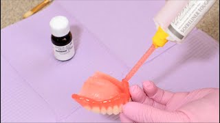 Full Chairside Denture Reline Procedure using SOFRELINER TOUGH® [upl. by Lotta]