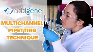 Multichannel Pipetting Technique [upl. by Kcirej]