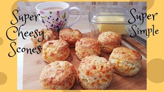 EASY CHEESE SCONE RECIPE  Super Easy amp Super Cheesy For Beginners [upl. by Killam]