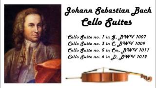 Johann Sebastian Bach  Cello suites in 432 Hz great for reading or studying [upl. by Urquhart]