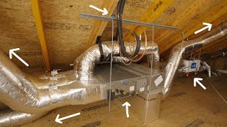 Mitsubishi HVAC At My House  Full System Tour [upl. by Imaon829]