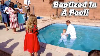 Azburys Baptism In The Swimming Pool [upl. by Anod747]