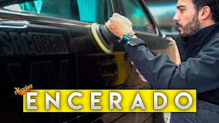 Como ENCERAR tu coche para sacar el MÁXIMO BRILLO [upl. by Aifos]