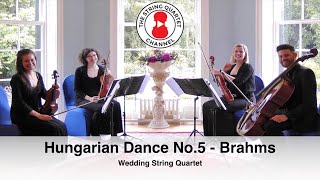 Hungarian Dance No5 Brahms Wedding String Quartet [upl. by Placia]