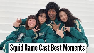 Squid Game Cast  Best Moments [upl. by Etteiram]