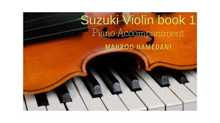 Suzuki violin book 1 piano accompaniment Allegro [upl. by Maris]