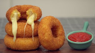 Mozzarella Onion Rings [upl. by Enelyw]