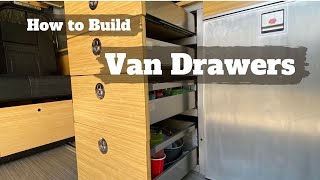 Easy Drawers for RVCamper Vans [upl. by Claus907]