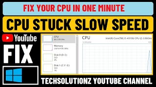 How to Fix CPU Stuck at Frequency in Windows 10  Stuck CPU at 07 GHz or 09 GHz CPU Stuck [upl. by Laikeze]