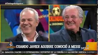 El DÍA que Javier AGUIRRE DESCUBRIÓ a Leo MESSI [upl. by Enneibaf]