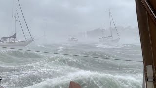 Boat Technician Films Storm At Cape Cod [upl. by Aridatha]