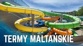 All Water Slides  Zjeżdżalnie Termy Maltańskie Poznań Poland POV [upl. by Knowland]